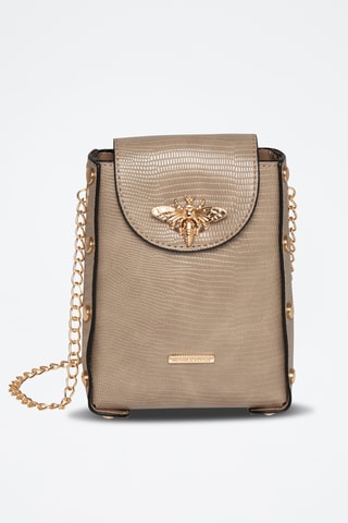 Synthetische Stoffen Handtas Zinc - Beige