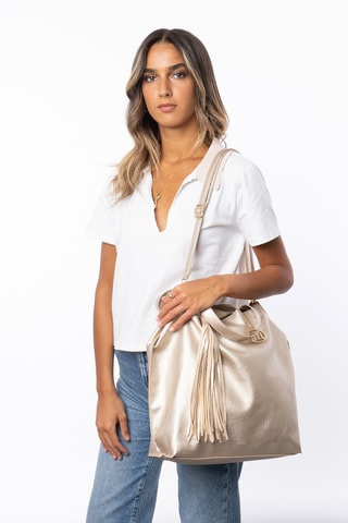 Shopper Hobochic - Goudkleurig