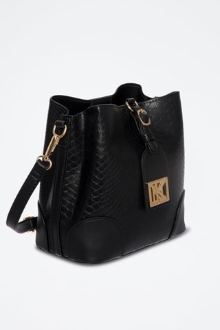 Sac bandoulière Liloï - Noir et doré