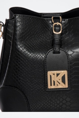 Sac bandoulière Liloï - Noir et doré