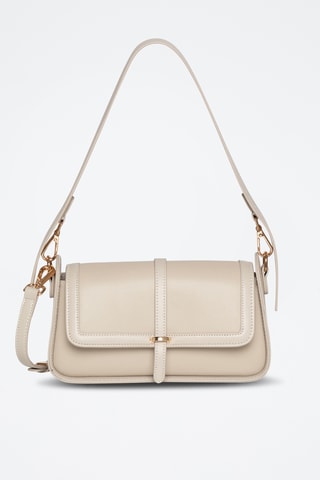 Sac à main en cuir Agora - Beige