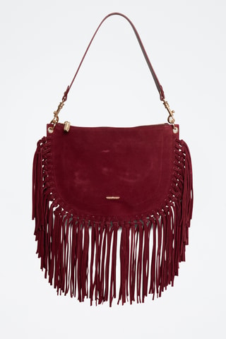 Sac à main en cuir Melvin - Bordeaux