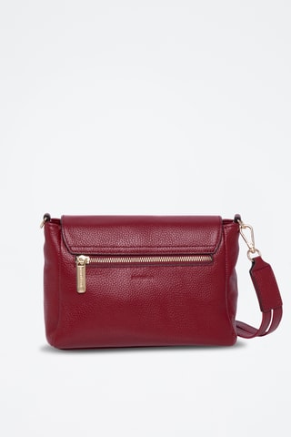 Sac bandoulière en cuir Sophia - Bordeaux