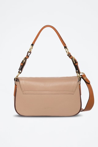 Sac bandoulière en cuir Alive - Taupe