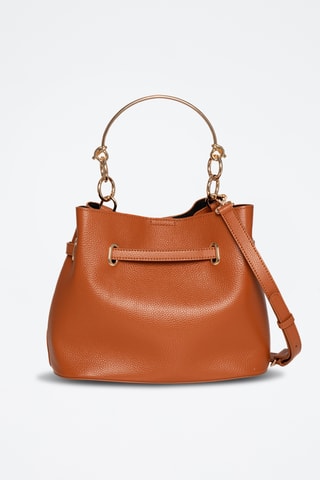 Sac à main en cuir Vahina - Camel