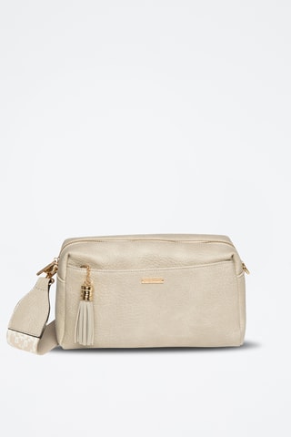 Sac bandoulière Jess - Noir - Beige