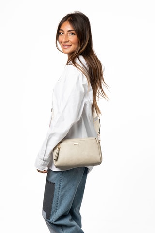 Sac bandoulière Jess - Noir - Beige