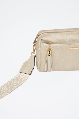 Sac bandoulière Jess - Noir - Beige
