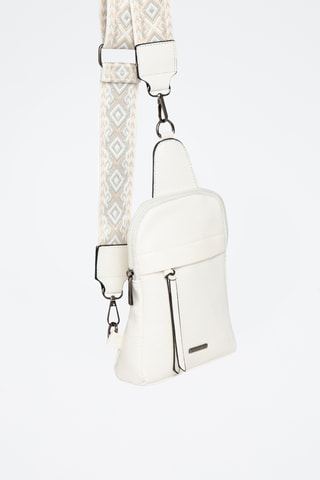 Sac bandoulière Cleo - Noir - Blanc