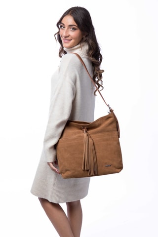 Trendy handtas Nael C - Bruin
