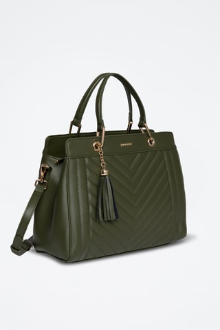 Sac à main en cuir Beaumont - Kaki