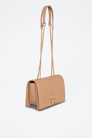 Sac porté épaule en cuir Ross - Beige
