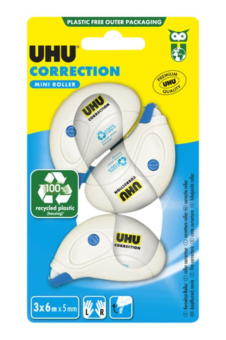 3 mini rollers correctores - 3 x 6 m