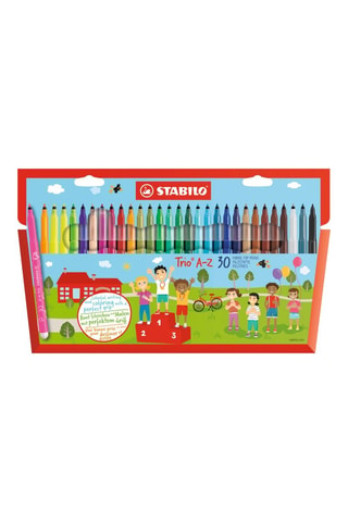 30 rotuladores Trio A-Z - 30 colores