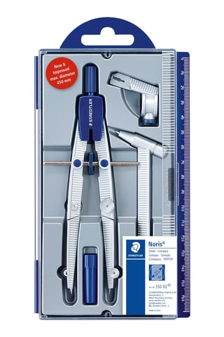 Compás escolar de precisión Noris® - Azul