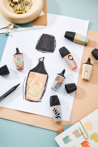 5 subrayadores Boss Mini NatureVibes - 5 colores