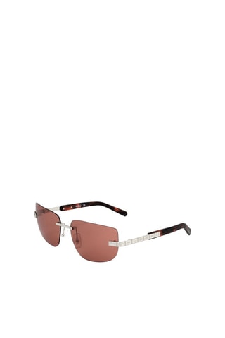 Lunettes de soleil homme - Catégorie 2 - GCDS - Argenté et rouge