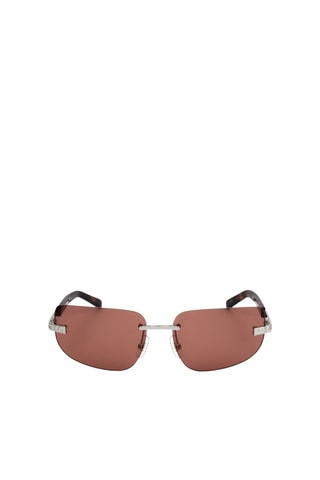 Lunettes de soleil homme - Catégorie 2 - GCDS - Argenté et rouge