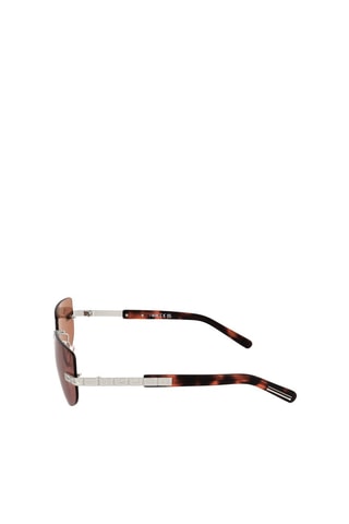Lunettes de soleil homme - Catégorie 2 - GCDS - Argenté et rouge