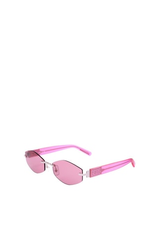 Lunettes de soleil femme - Catégorie 2 - GCDS - Rose et rouge
