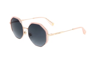 Lunettes de soleil femme - Catégorie 3 - Marc Jacobs Runway - Doré, gris et rose