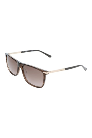 Óculos de sol polarizados homem Categoria 2 - Pierre Cardin - Preto, castanho e dourado