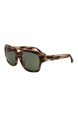 Lunettes de soleil femme - Catégorie 3 - Dries Van Noten by Linda Farrow - Marron