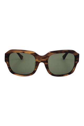 Lunettes de soleil femme - Catégorie 3 - Dries Van Noten by Linda Farrow - Marron