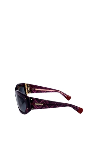 Lunettes de soleil femme - Catégorie 3 - Missoni - Noir et violet