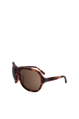 Óculos de sol mulher - Categoria 2 - Moncler - Amarelo e castanho