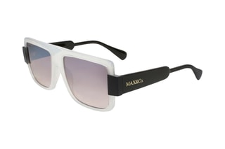 Lunettes de soleil femme - Catégorie 2 - Max&Co - Blanc, marron et noir