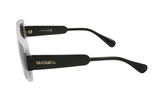 Lunettes de soleil femme - Catégorie 2 - Max&Co - Blanc, marron et noir