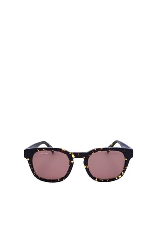 Lunettes de soleil femme - Catégorie 3 - Lacoste - Jaune, marron et noir
