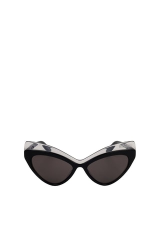 Lunettes de soleil femme  - Catégorie 3 - Moschino - Gris et noir