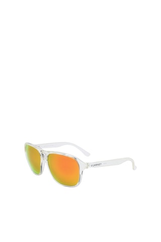 Lunettes de soleil homme - Verres effet miroir - Catégorie 3 - Vuarnet - Gris et rouge