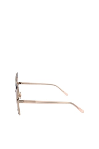 Lunettes de soleil femme - Catégorie 1 - No 21 by Linda Farrow - Doré, rose et violet