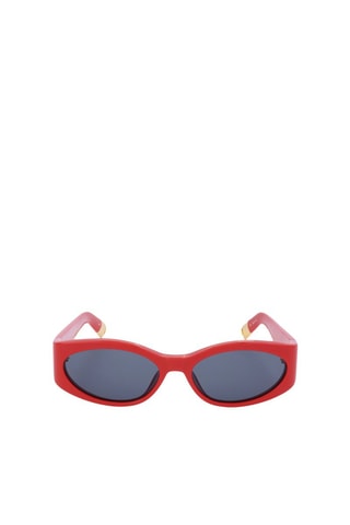 Óculos de sol mulher - Categoria 3 - Jacquemus - Cinzento e vermelho