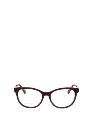 Lunettes de vue femme - Jimmy Choo - Rouge et doré
