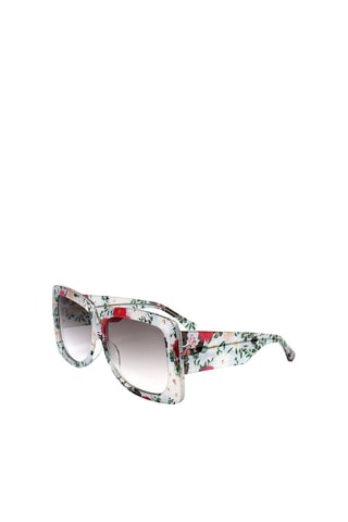 Lunettes de soleil femme - Catégorie 1 - Erdem by Linda Farrow - Blanc