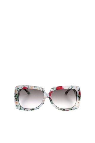 Lunettes de soleil femme - Catégorie 1 - Erdem by Linda Farrow - Blanc