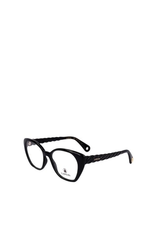 Lunettes de vue femme - Lanvin - Noir et doré