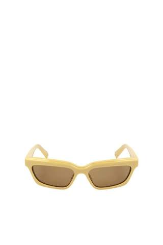 Óculos de sol mulher - Categoria 2 - Jacquemus - Cinzento e amarelo