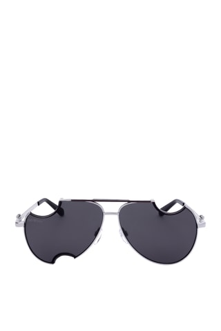 Lunettes de soleil homme - Catégorie 2 - Off-White - Argenté