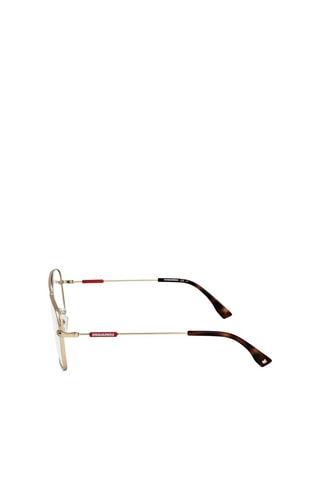 Óculos graduados homem - Dsquared2 - Vermelho e dourado