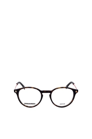 Óculos graduados homem - Dsquared2  - Preto e dourado