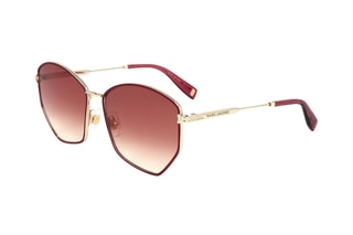 Lunettes de soleil femme  Catégorie 2 - Marc Jacobs Runway - Doré, marron et rouge