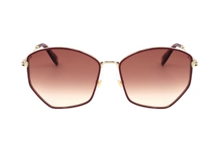Lunettes de soleil femme  Catégorie 2 - Marc Jacobs Runway - Doré, marron et rouge