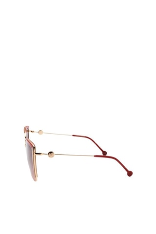 Óculos de sol mulher - Categoria 3 - Carolina Herrera - Dourado e vermelho
