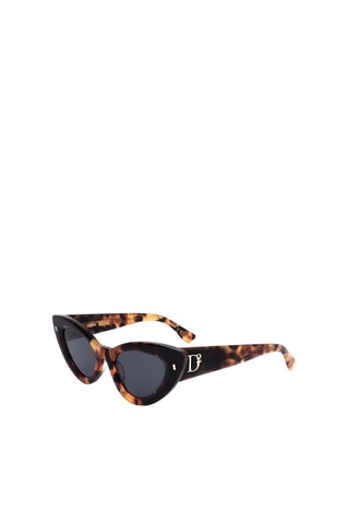 Lunettes de soleil femme - Catégorie 2 - Dsquared2 - Marron et noir
