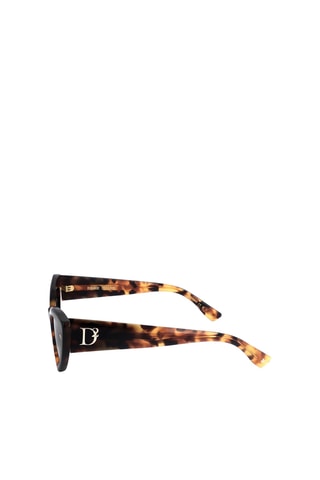 Lunettes de soleil femme - Catégorie 2 - Dsquared2 - Marron et noir